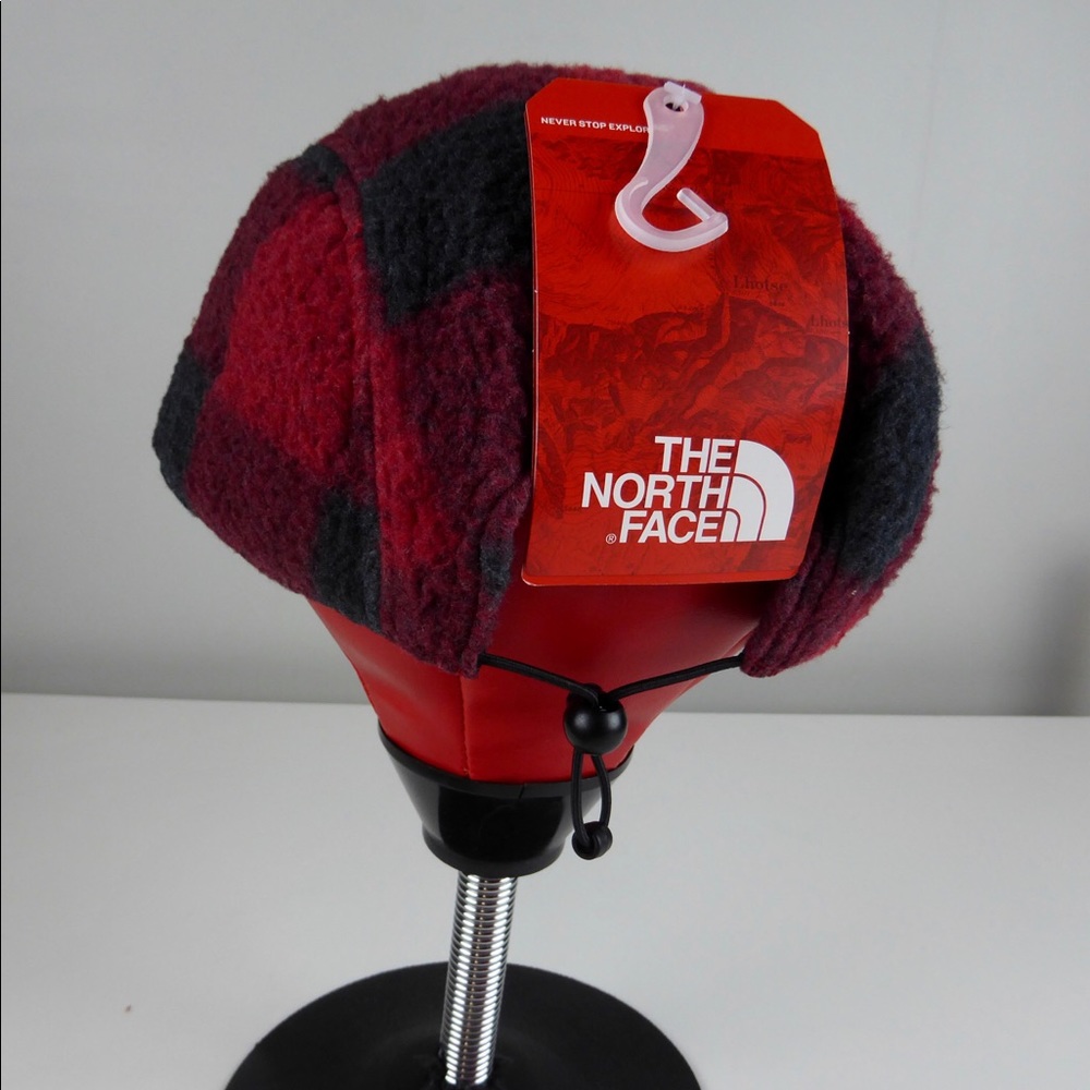 The North Face Sherpa Plaid Fleece Crusher Hat NWT - Picture 6 of 6